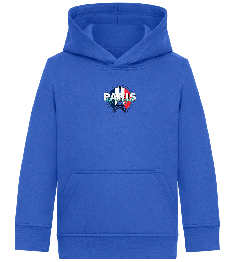 City of Light Design - Comfort Kids Hoodie_ROYAL_front