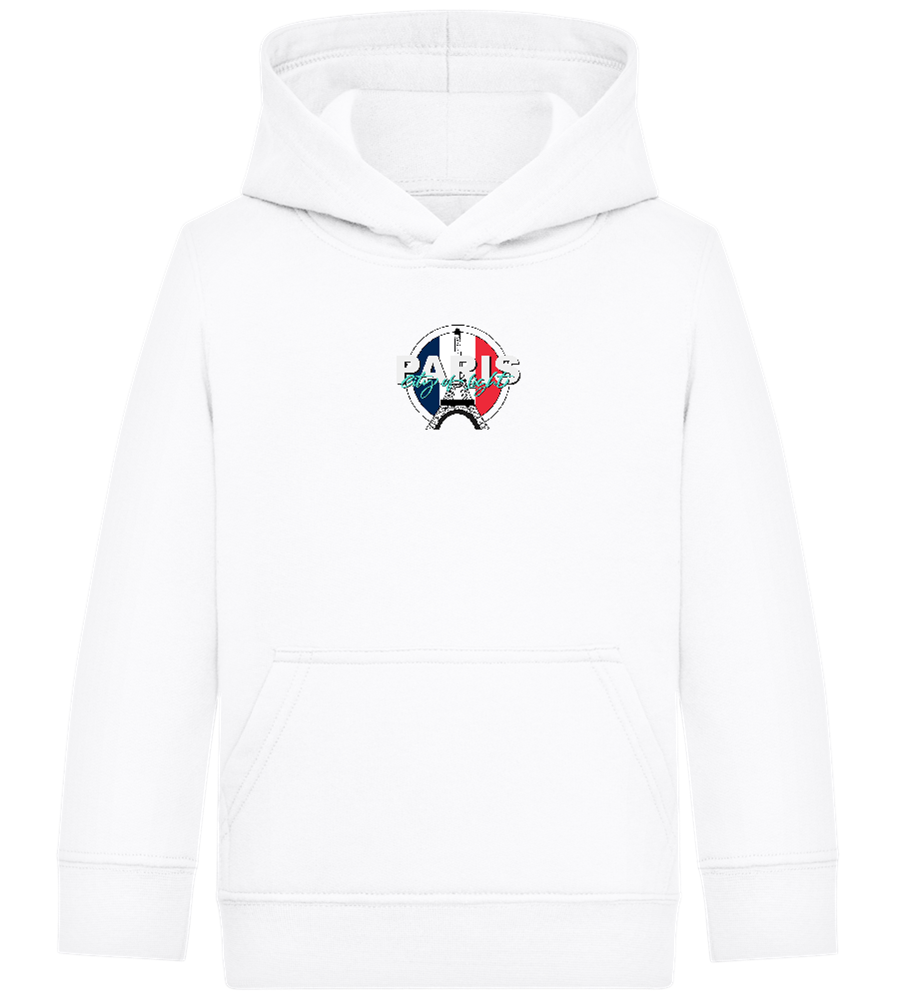 City of Light Design - Comfort Kids Hoodie_WHITE_front