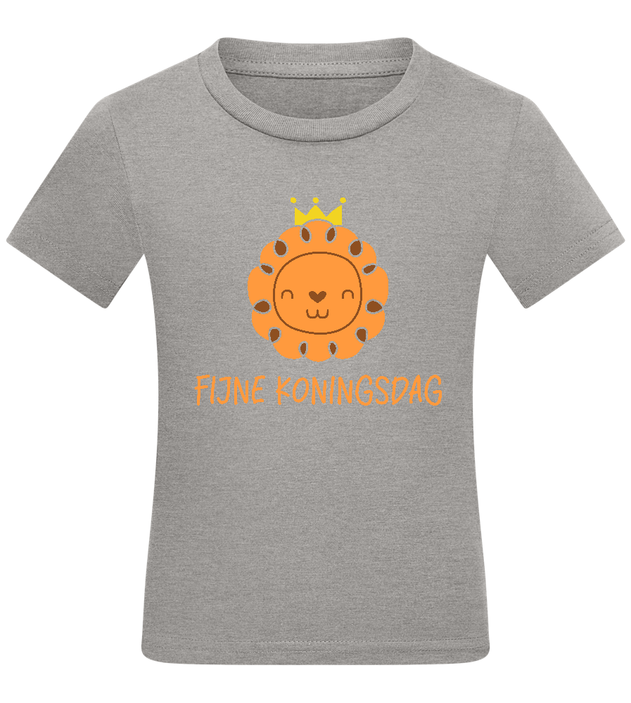 Fijne Koningsdag Design - Comfort kids fitted t-shirt_ORION GREY_front