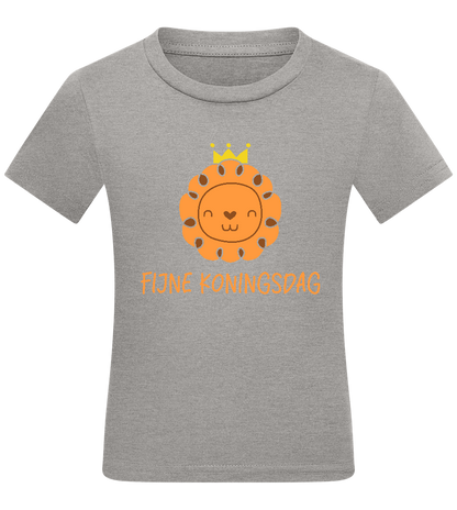 Fijne Koningsdag Design - Comfort kids fitted t-shirt_ORION GREY_front