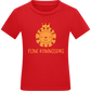 Fijne Koningsdag Design - Comfort kids fitted t-shirt_RED_front