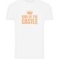 The King of the Castle Design - Comfort men's t-shirt_WHITE_front