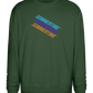 Summertime Design - Comfort Essential Unisex Sweater_GREEN BOTTLE_front