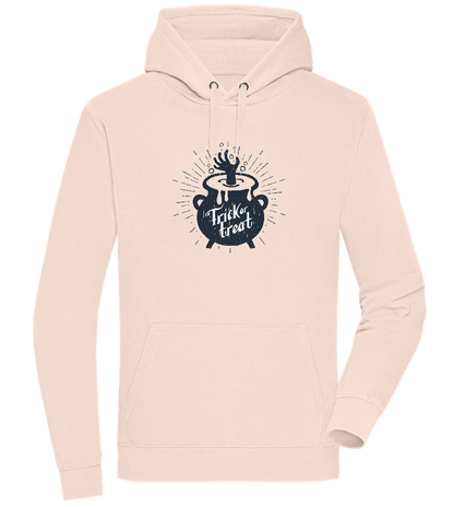 Trick Treat Design - Premium unisex hoodie_LIGHT PEACH ROSE_front