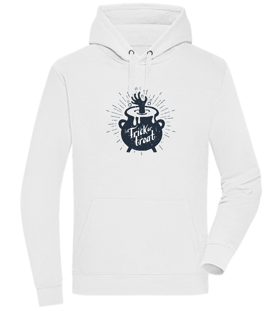 Trick Treat Design - Premium unisex hoodie_WHITE_front