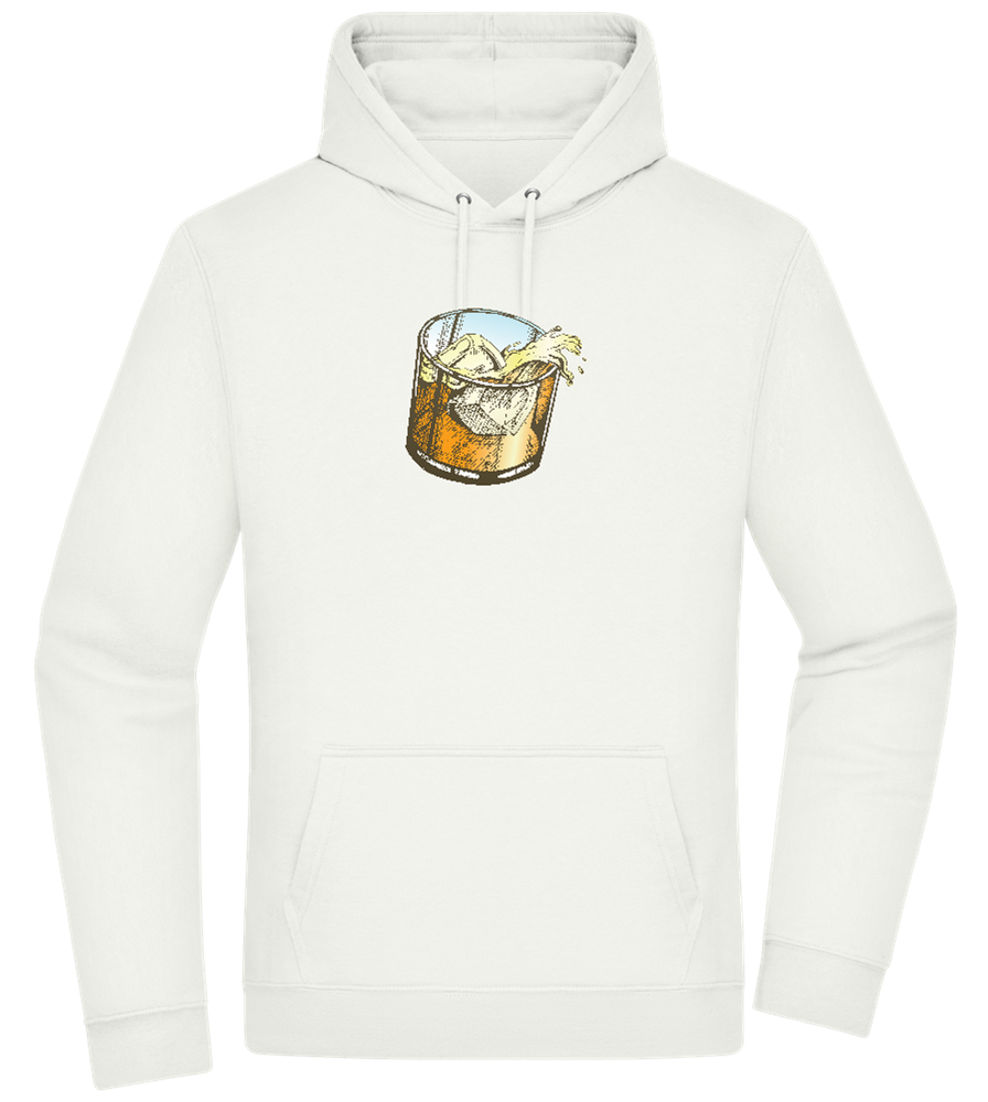 Whiskey Glass Design - Premium Essential Unisex Hoodie_CREAMY GREEN_front