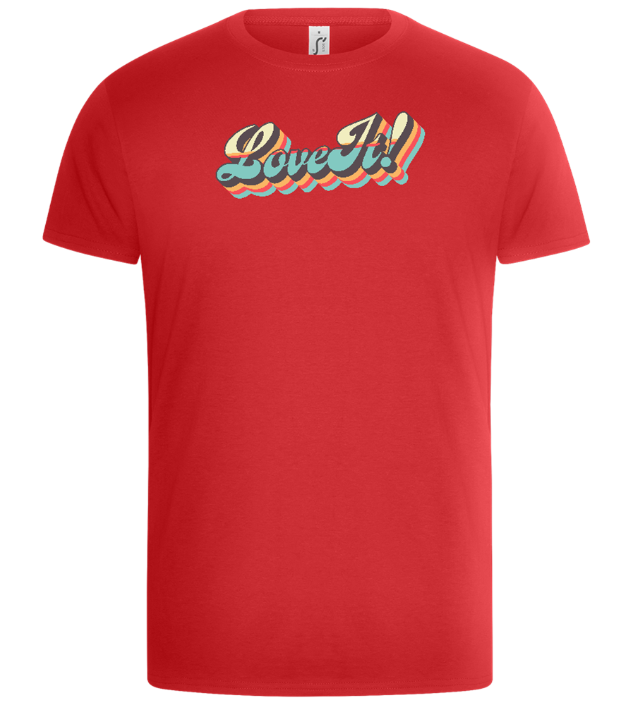 Love It Design - Basic Unisex T-Shirt_RED_front