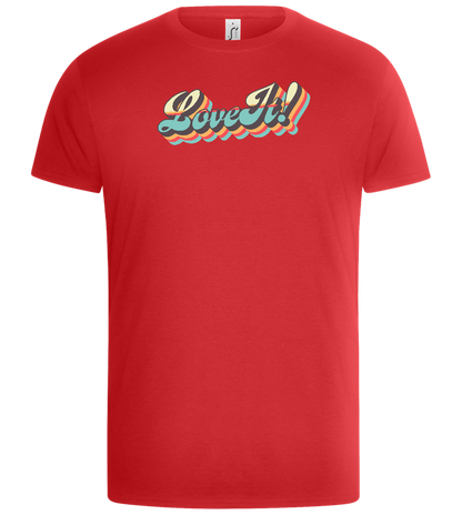 Love It Design - Basic Unisex T-Shirt_RED_front