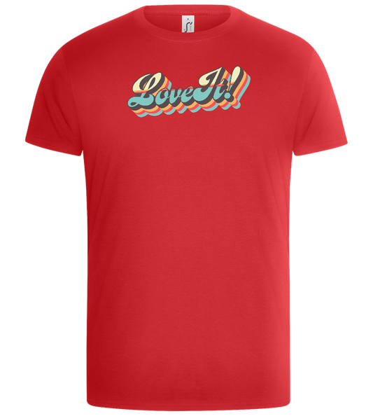 Love It Design - Basic Unisex T-Shirt_RED_front