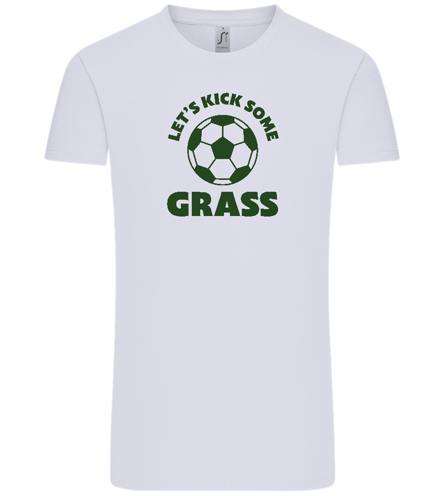 Let's Kick Some Grass Design - Comfort Unisex T-Shirt_LILAK_front