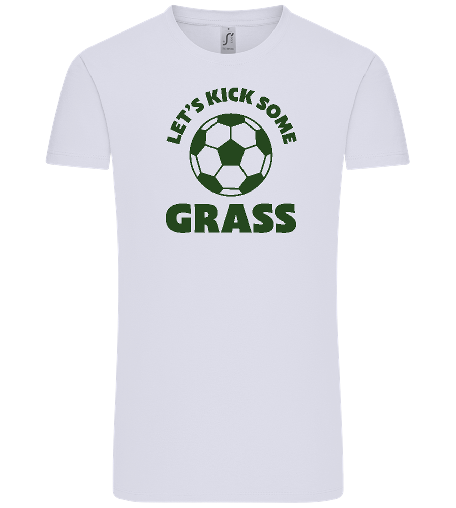 Let's Kick Some Grass Design - Comfort Unisex T-Shirt_LILAK_front