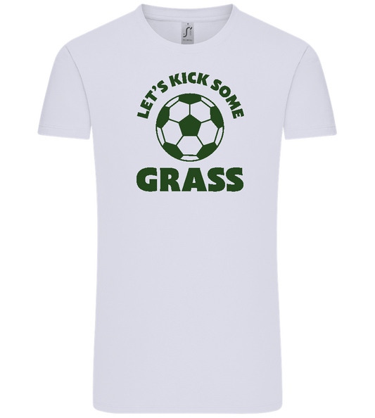 Let's Kick Some Grass Design - Comfort Unisex T-Shirt_LILAK_front