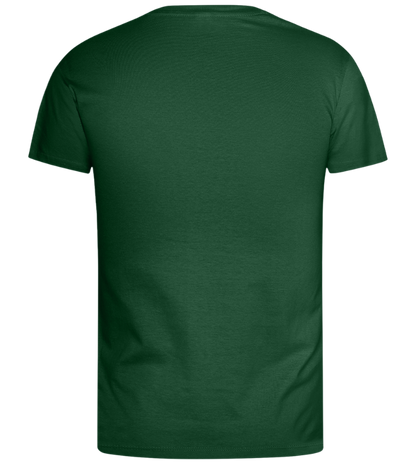 Born To Shine Rainbow Design - Basic men's t-shirt_GREEN BOTTLE_back