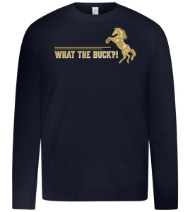 What The Buck Design - Premium kids long sleeve t-shirt