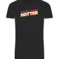 1 Degree Hotter Design - Basic Unisex T-Shirt_DEEP BLACK_front