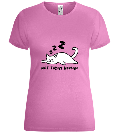 No, Not Today Design - Comfort women's t-shirt_PINK ORCHID_front