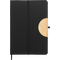 A5 Notebook with Smartphone Stand_BLACK_front