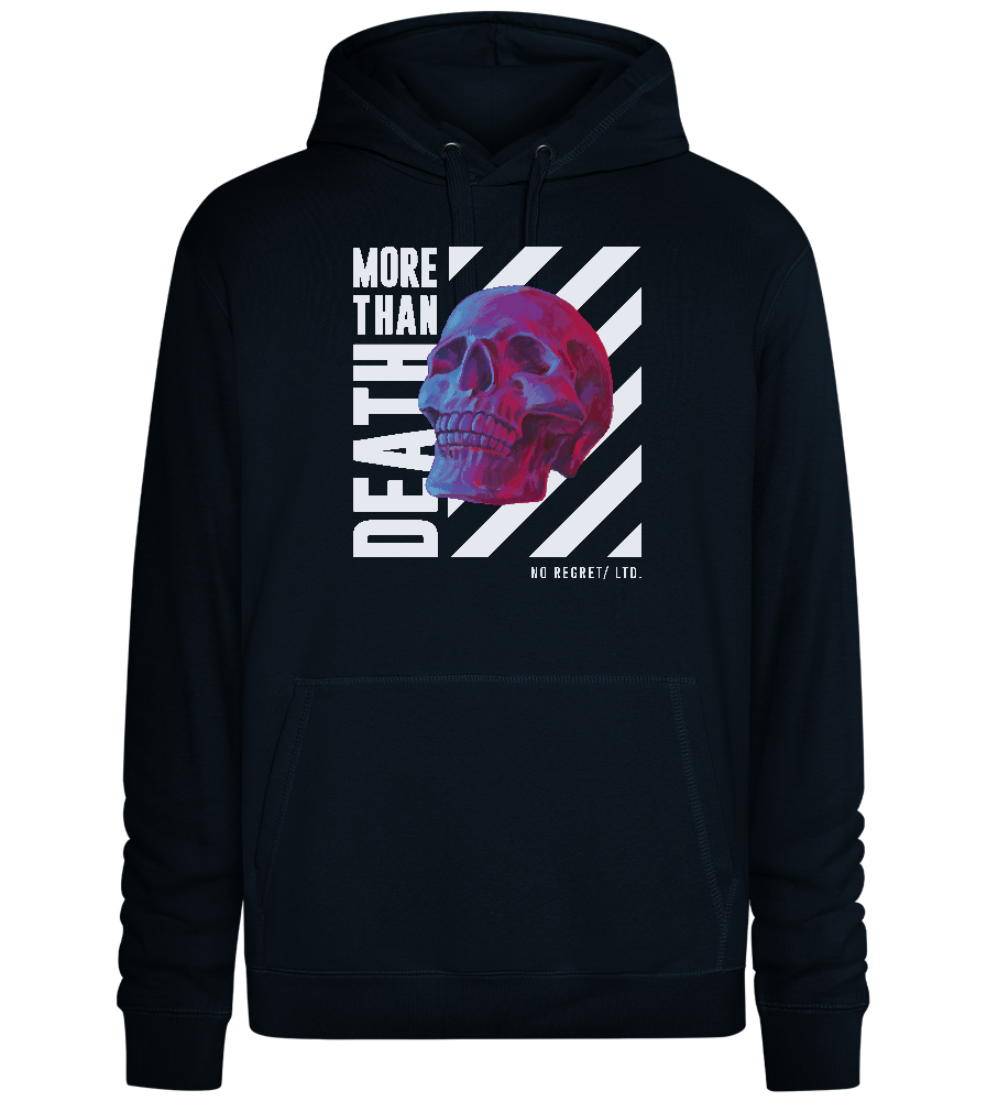 More Than Death Design - Premium unisex hoodie_BLACK_front