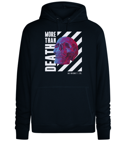 More Than Death Design - Premium unisex hoodie_BLACK_front