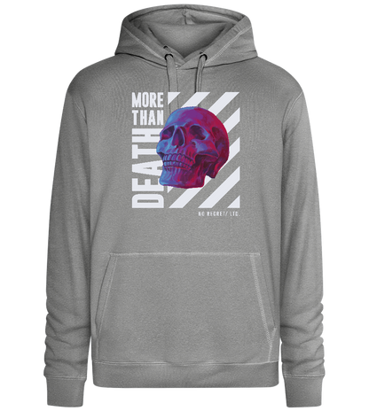 More Than Death Design - Premium unisex hoodie_ORION GREY II_front