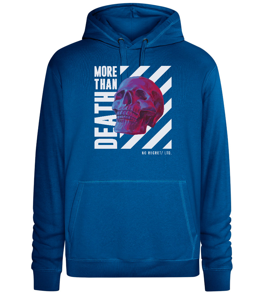 More Than Death Design - Premium unisex hoodie_ROYAL_front