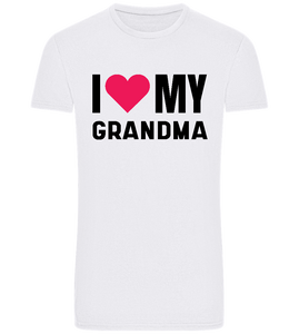 I Love My Grandma Design - Basic Unisex T-Shirt