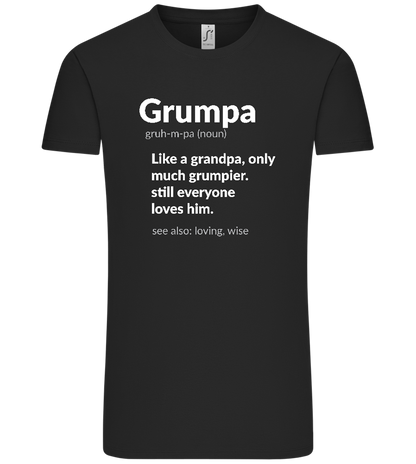 Grumpa Design - Comfort Unisex T-Shirt_DEEP BLACK_front