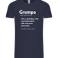Grumpa Design - Comfort Unisex T-Shirt_FRENCH NAVY_front