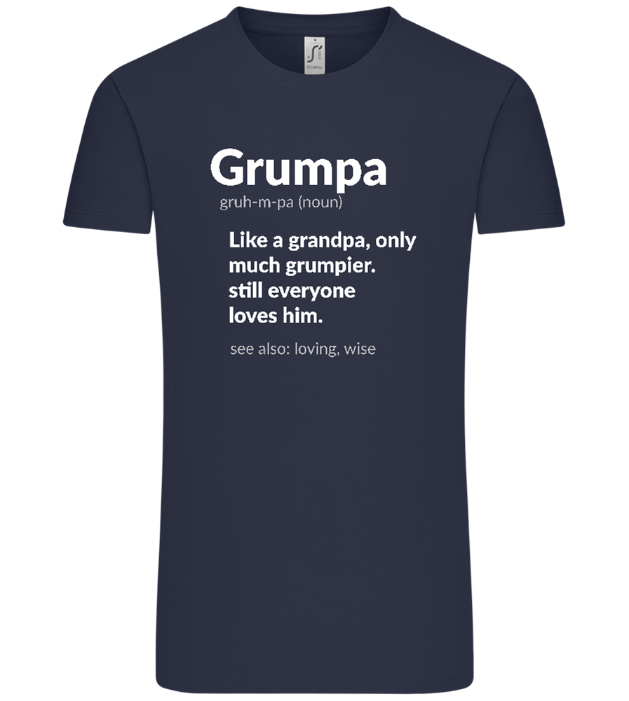 Grumpa Design - Comfort Unisex T-Shirt_FRENCH NAVY_front