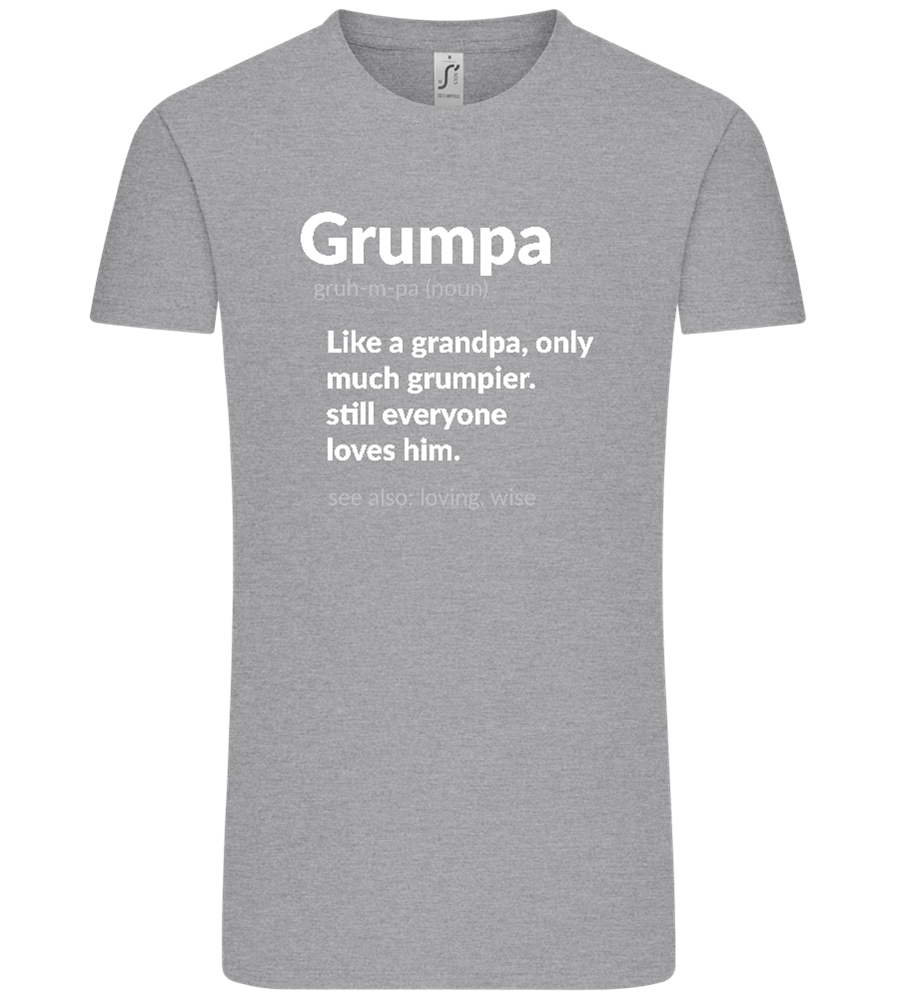 Grumpa Design - Comfort Unisex T-Shirt_ORION GREY_front