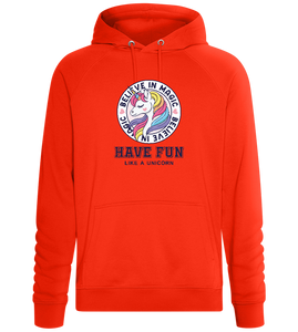 Believe in Magic Unicorn Design - Comfort unisex hoodie