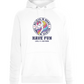 Believe in Magic Unicorn Design - Comfort unisex hoodie_WHITE_front