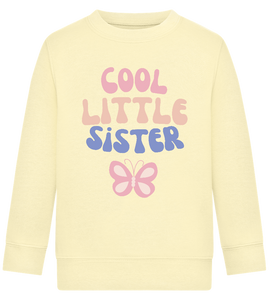 Cool Little Sister Butterfly Design - Comfort Kids Sweater