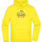 All I Want For Christmas Design - Premium Essential Unisex Hoodie_YELLOW_front