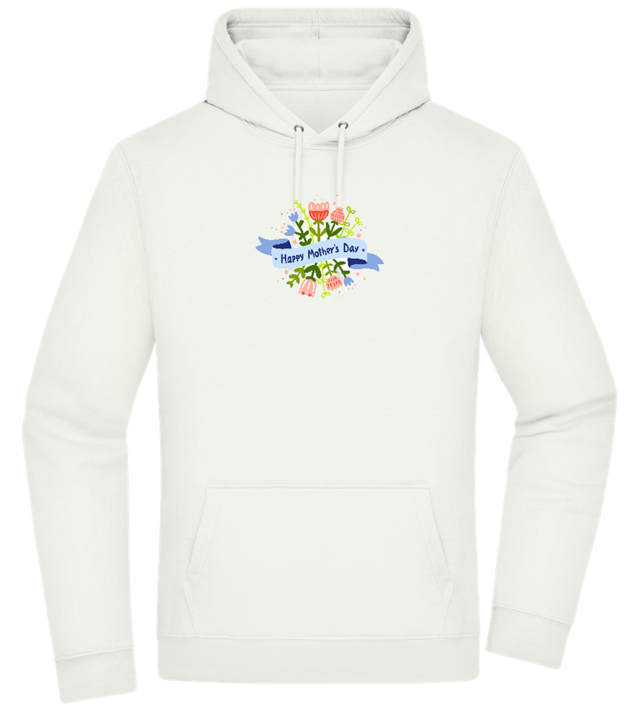 Mother's Day Flowers Design - Premium Essential Unisex Hoodie_CREAMY GREEN_front