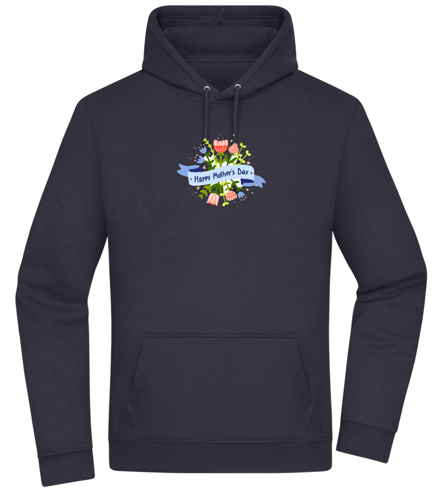 Mother's Day Flowers Design - Premium Essential Unisex Hoodie_FRENCH NAVY_front