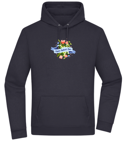 Mother's Day Flowers Design - Premium Essential Unisex Hoodie_FRENCH NAVY_front