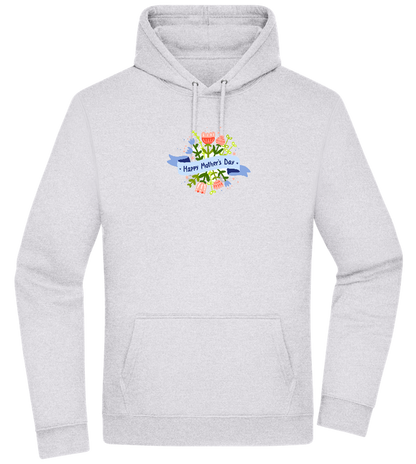 Mother's Day Flowers Design - Premium Essential Unisex Hoodie_ORION GREY II_front