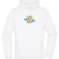 Mother's Day Flowers Design - Premium Essential Unisex Hoodie_WHITE_front