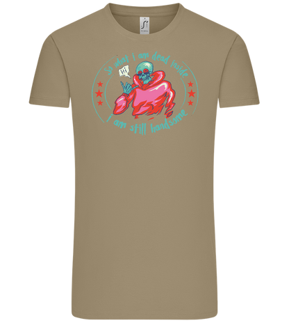 Still Handsome Design - Comfort Unisex T-Shirt_KHAKI_front