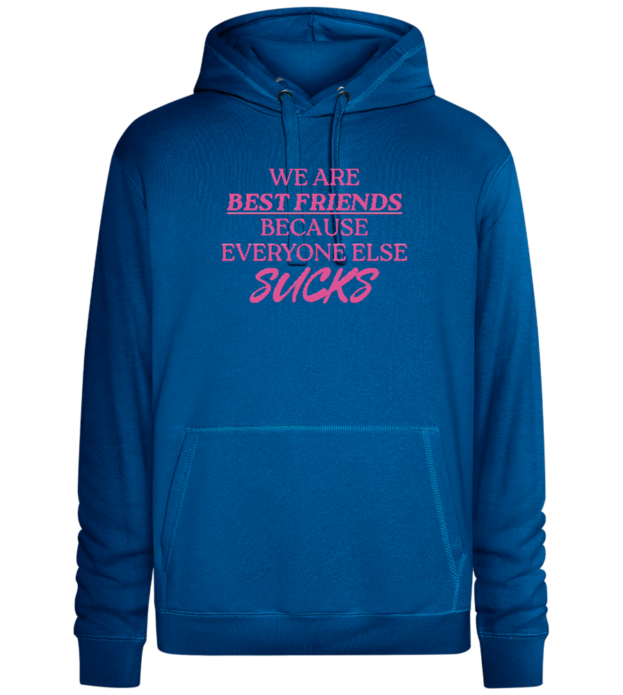 Best Friends Design - Premium unisex hoodie_ROYAL_front