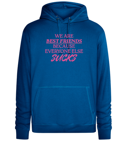 Best Friends Design - Premium unisex hoodie_ROYAL_front