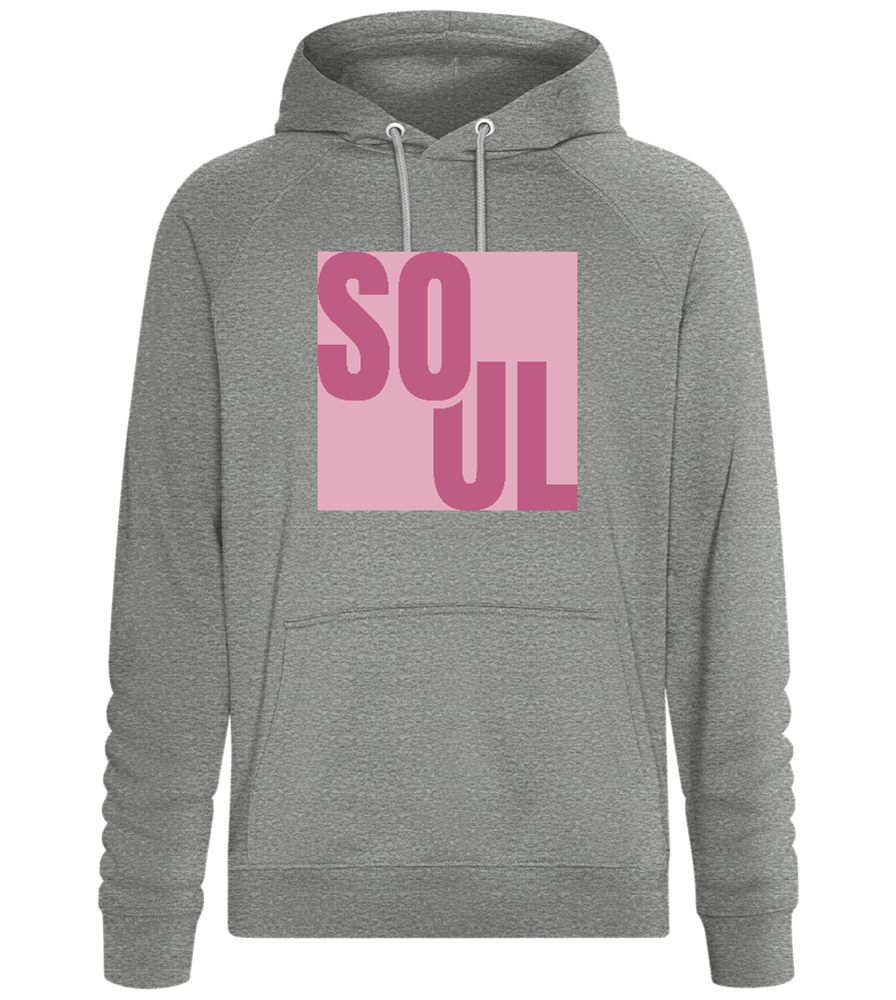 Soul Text Design - Comfort unisex hoodie_ORION GREY II_front