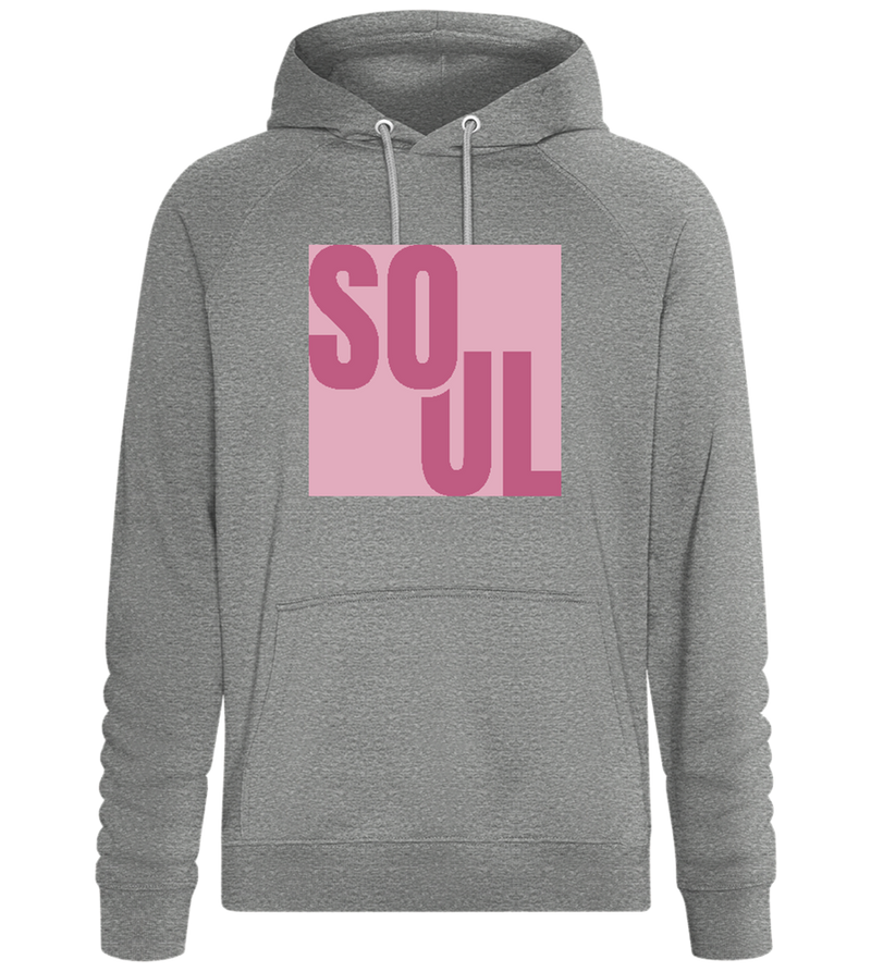 Soul Text Design - Comfort unisex hoodie_ORION GREY II_front