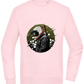 Samurai Bike Design - Comfort Essential Unisex Sweater_LIGHT PEACH ROSE_front