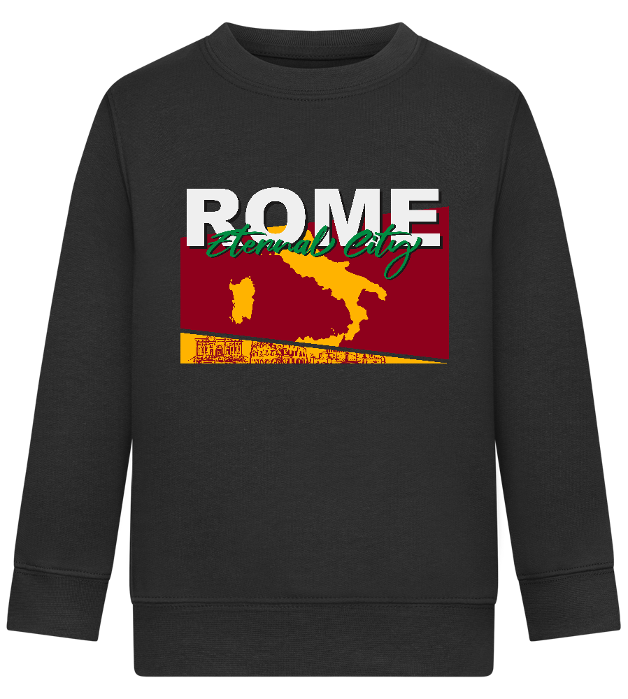 Eternal City Design - Comfort Kids Sweater_BLACK_front