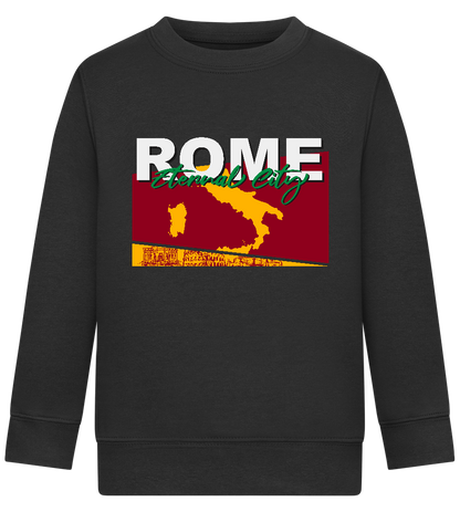 Eternal City Design - Comfort Kids Sweater_BLACK_front