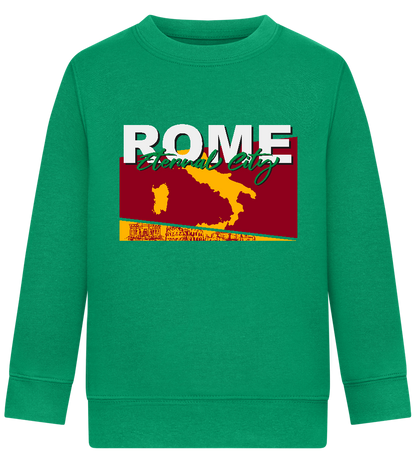 Eternal City Design - Comfort Kids Sweater_MEADOW GREEN_front