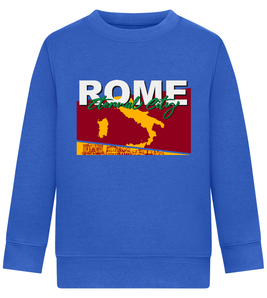 Eternal City Design - Comfort Kids Sweater_ROYAL_front