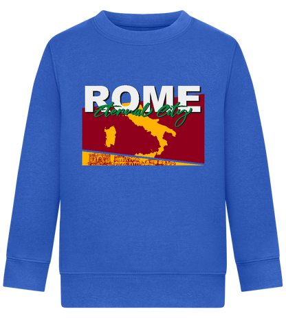 Eternal City Design - Comfort Kids Sweater_ROYAL_front